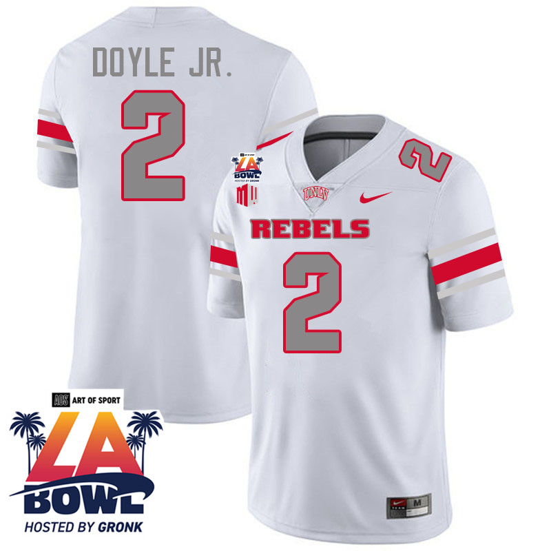 Antonio Doyle Jr. LA Bowl Jersey,UNLV Rebels 2024 LA Bowl Jersey-White